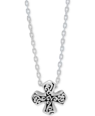 Sterling Silver Maltese Amalfi Cross Filigree handcrafted pendant NEW Style 