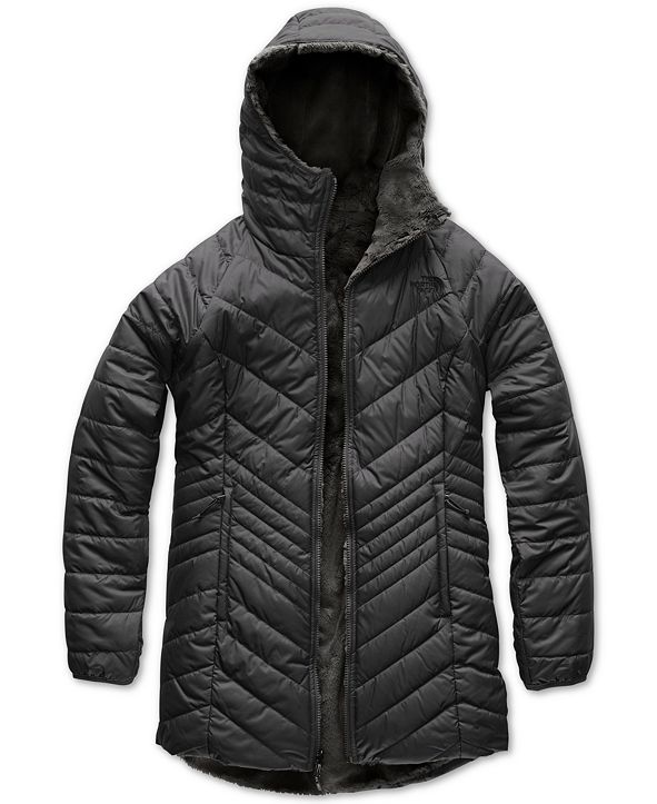 the north face women's mossbud reversible fleece parka