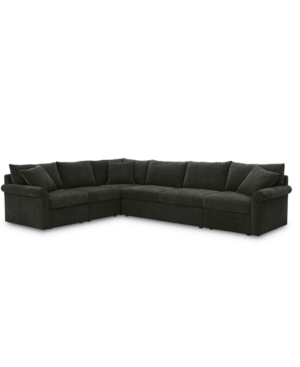 FURNITURE CLOSEOUT! WEDPORT 5-PC. FABRIC "L" SHAPE MODULAR SECTIONAL, CREATED FOR MACY'S