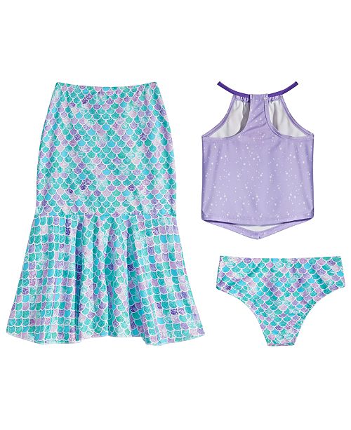 Dreamwave Toddler Girls 3 Pc The Little Mermaid Swim Set