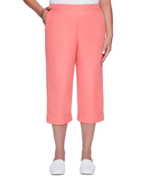 image of Alfred Dunner Miami Beach Cropped Pull-On Pants