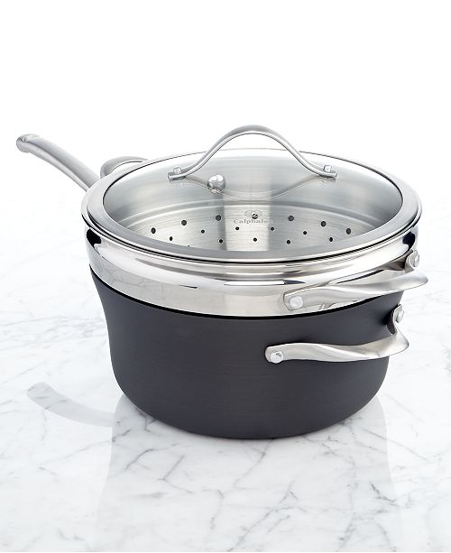 Calphalon Contemporary Nonstick 4.5 Qt. Covered Steamer Pot with Insert
