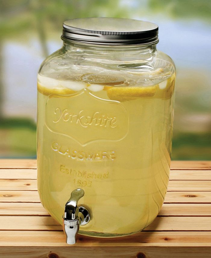 Circle Glass Yorkshire 2 Gallon Beverage Dispenser Macy's