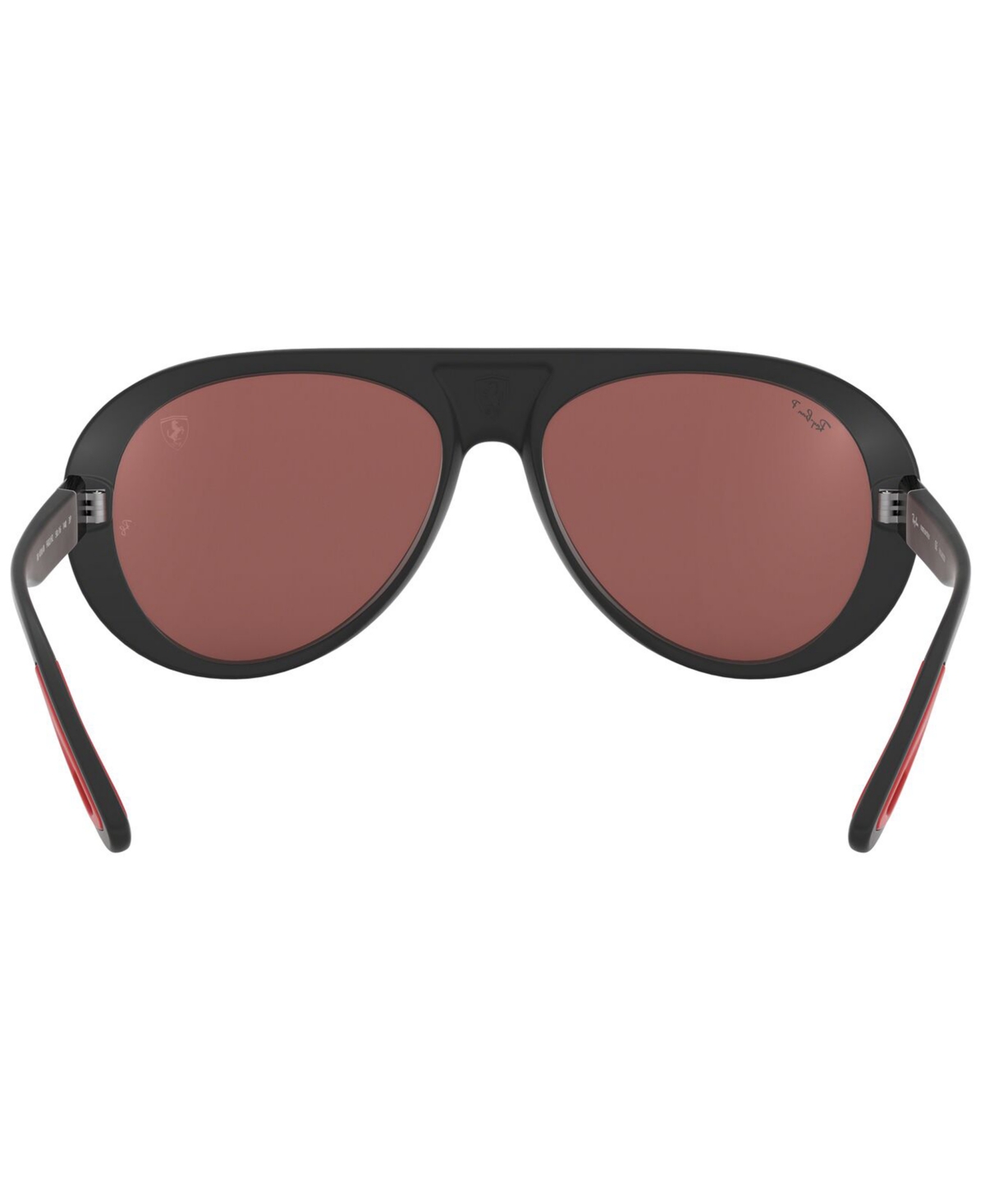 Ray-Ban Men's Polarized Sunglasses, RB4310M Scuderia Ferrari Collection 58 -PURPLE MIRROR SILVER POLAR