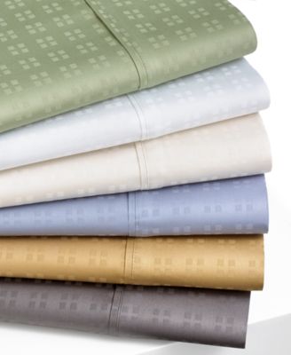 Sunham - Cluster Dot 350 Thread Count Queen Sheet Set