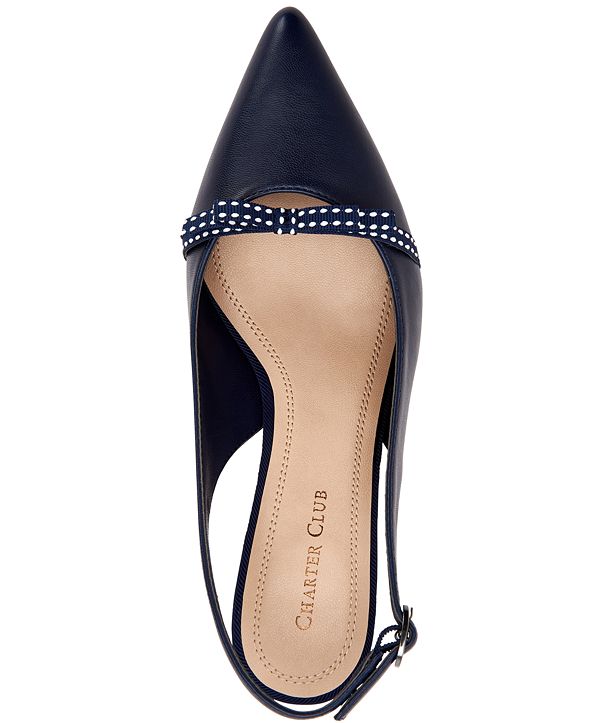 macy's purple pumps