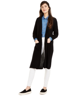 image of Charter Club Cashmere Maxi Duster Cardigan, Regular & Petite Sizes, Created for Macy-s
