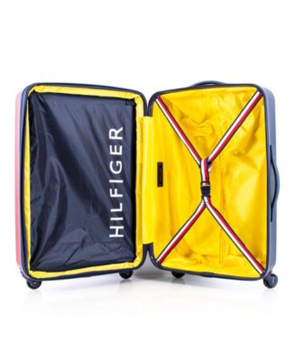 tommy hilfiger yellow suitcase