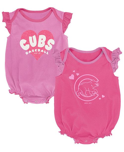 Outerstuff Baby Chicago Cubs Pink Double Trouble Bodysuit Set Reviews Sports Fan Shop By Lids Men Macy S
