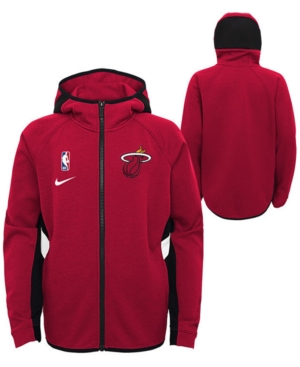 Nike Big Boys Miami Heat Showtime Hooded Jacket