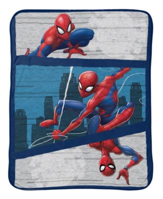Marvel - Spiderman City Swinger Baby Sherpa Throw
