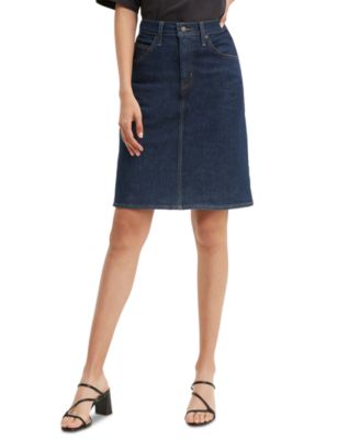 levi's classic denim skirt