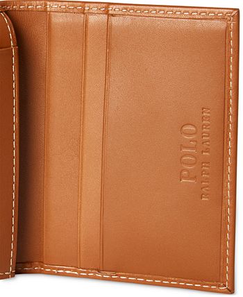 Polo Ralph Lauren - Men's Burnished Leather Window Billfold Wallet