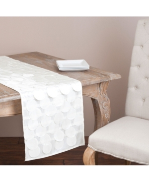 Saro Lifestyle Circle Design Table Runner Or Topper