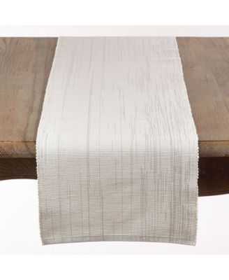 Shimmering Woven Cotton Table Runner