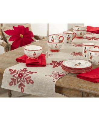 Nivalis Collection Snowflake Design Runner