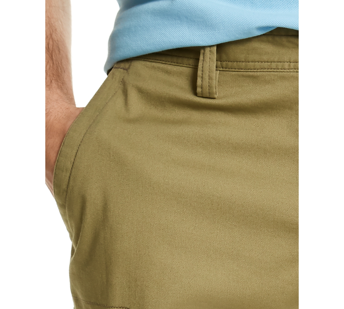 CLUB ROOM MEN'S STRETCH CARGO SHORTS, CREATED FOR MACY'S 