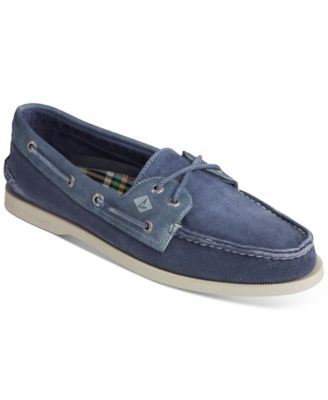 sperry blue boat shoes