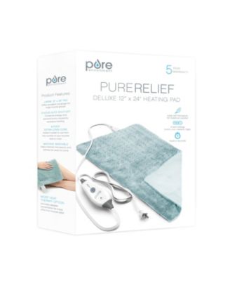 PureRelief&reg; Deluxe Heating Pad 12" x 24"