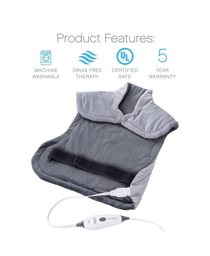 Pure Enrichment PureRelief Extra Long Back & Neck Heating Pad Macy's