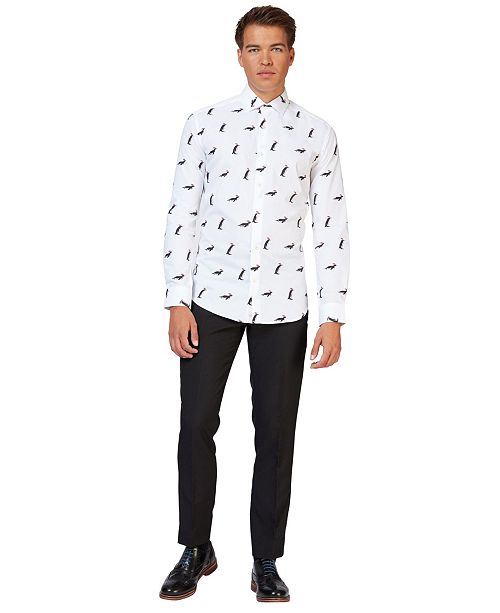 Opposuits Men S Christmas Penguins Christmas Shirt Reviews