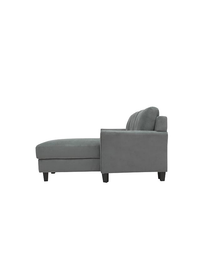 Lifestyle Solutions Harvard 3 Seat Sectional Sofa Upholstered ...