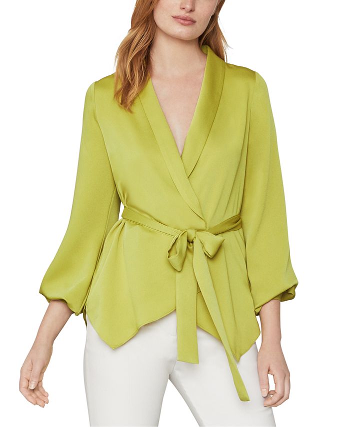 BCBGMAXAZRIA Kimono Wrap Top Macy s