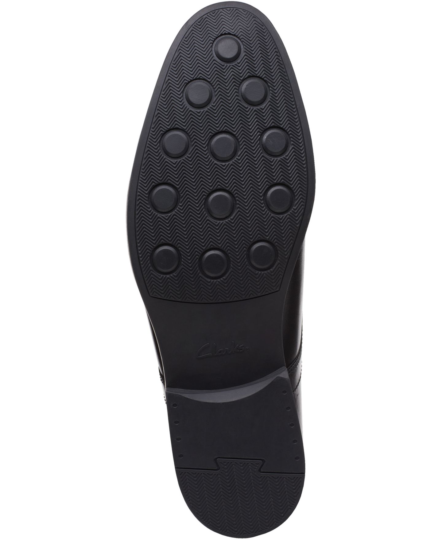 Мужские лоферы Clarks Men's Whiddon Cap-Toe Oxfords, цвет: Чёрный — фото 5
