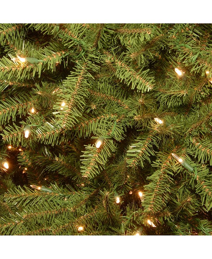 7.5 Ft Dunhill Fir Tree With Clear Lights 