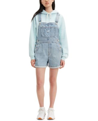 Macy Crossover Denim Shortalls