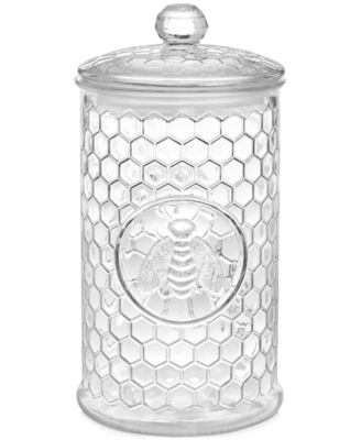 Martha Stewart Collection - English Garden Large Honeycomb Canister with Lid