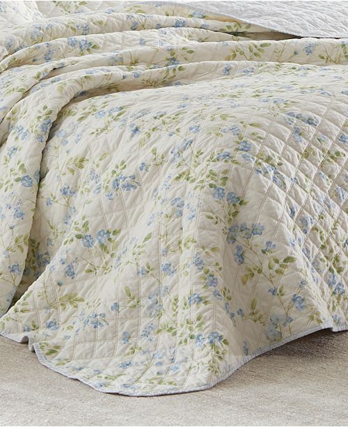 Laura Ashley Fawna Twin QuiltSham Set & Reviews Quilts & Bedspreads