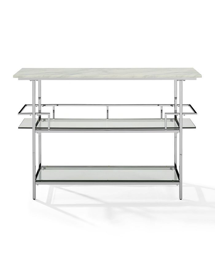 Crosley Aimee Bar And Paper Marble Top Macy's