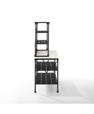 Madeleine 2 Piece Kitchen Island Hutch Set