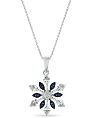 Macy's - Diamond 1/20 ct. t.w. Pendant in Sterling Silver