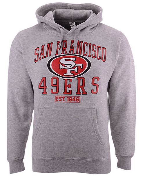 Authentic Nfl Apparel Men S San Francisco 49ers Established Hoodie