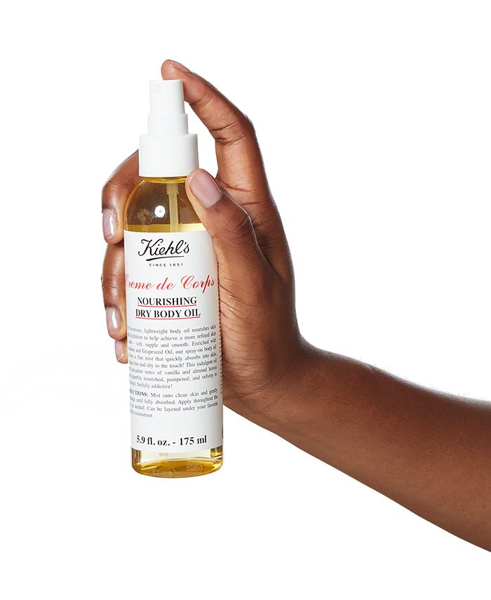 Kiehl's Since 1851 Creme de Corps Nourishing Dry Body Oil, 5.9oz. Macy's