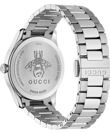 Gucci - Men's Swiss G-Timeless Stainless Steel Bracelet Watch 38mm