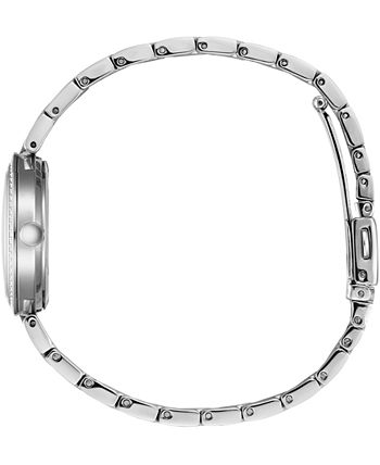 Citizen - Women's Silhouette Stainless Steel & Crystal Bracelet Watch 28mm