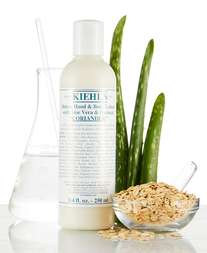 Kiehl's Since 1851 Deluxe Hand & Body Lotion With Aloe Vera & Oatmeal