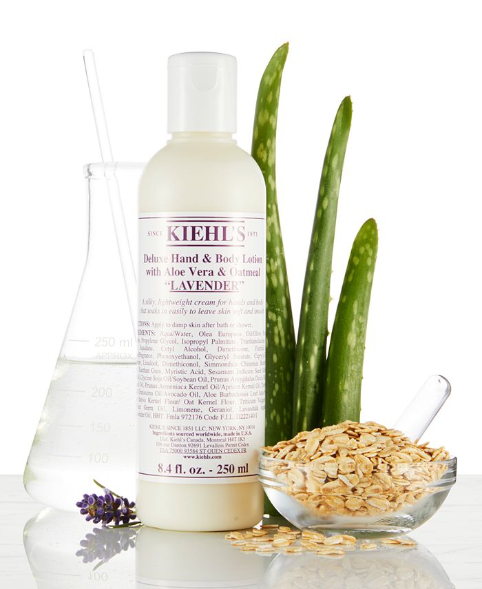 Kiehl's Since 1851 Deluxe Hand & Body Lotion With Aloe Vera & Oatmeal