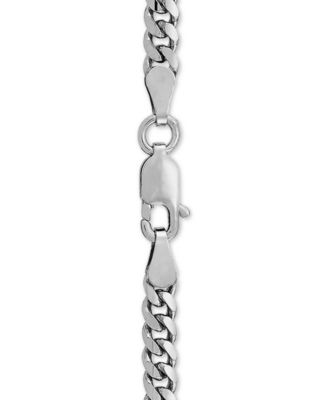 Cuban Link Chain 20" Necklace (2-3/4mm) in Sterling Silver
