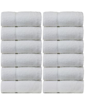 Luxury Hotel Spa Towel Turkish Cotton Wash Cloths, Set of 12