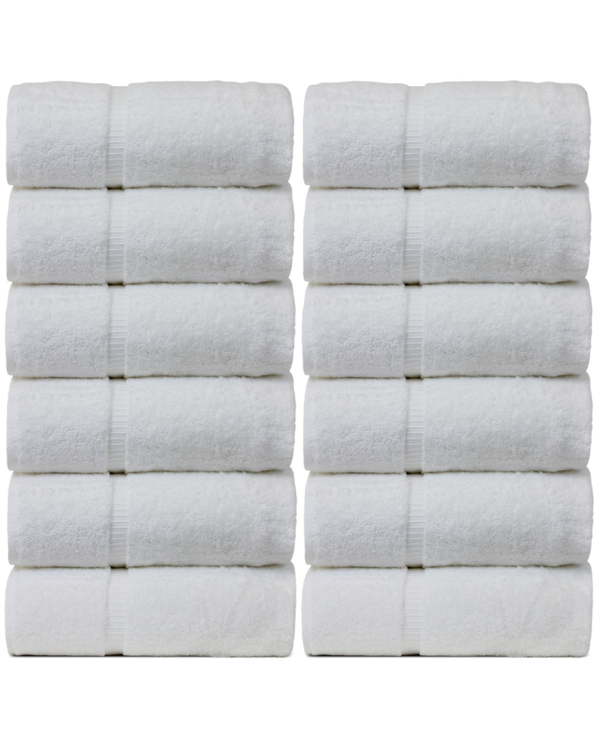 Bc Bare Cotton Luxury Hotel Spa Towel Turkish Cotton Wash Cloths, of 12