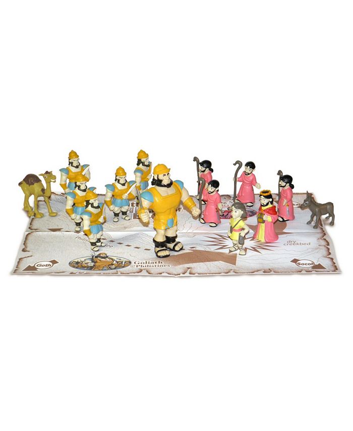BibleToys David Goliath 16 Piece Playset By BibleToys Christian Faith