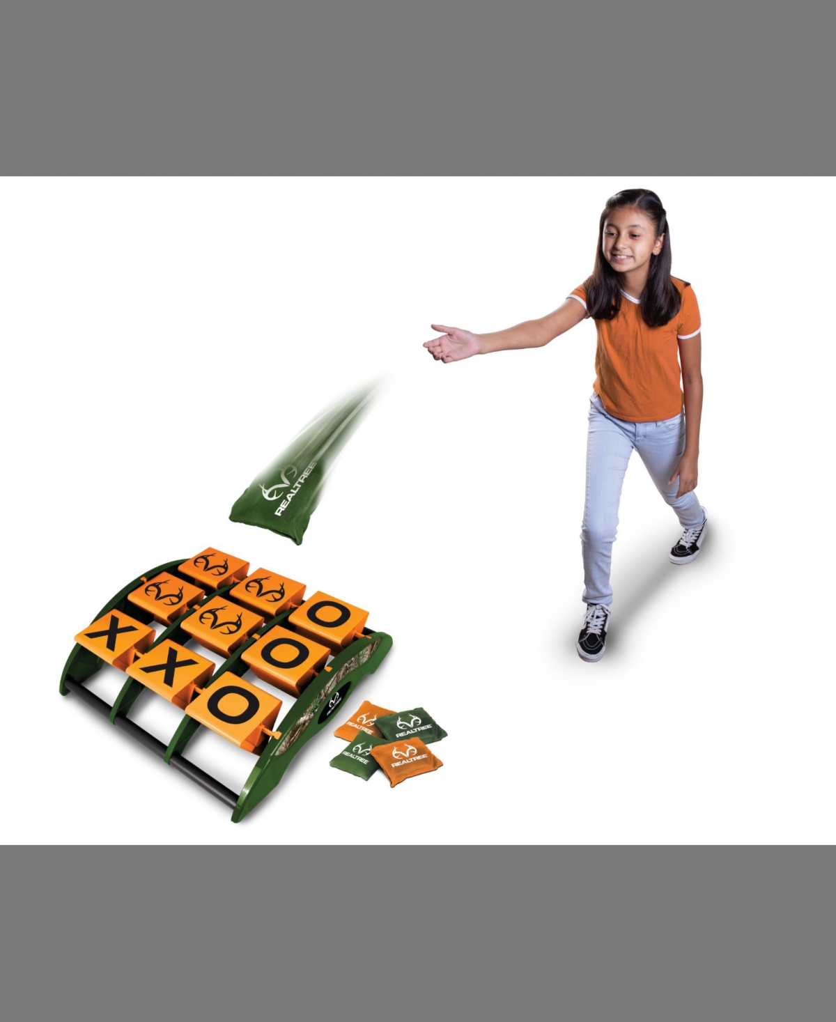 Nkok Realtree Games Tic-tac-toss Game Set In Multi