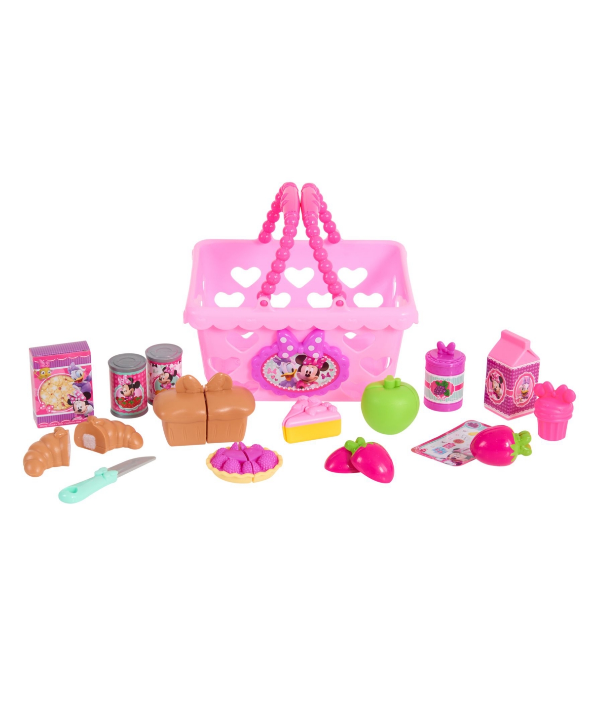 Minnie Mouse Kids' Minnie Bow-tique Bowtastic Shopping Basket Set In Multi