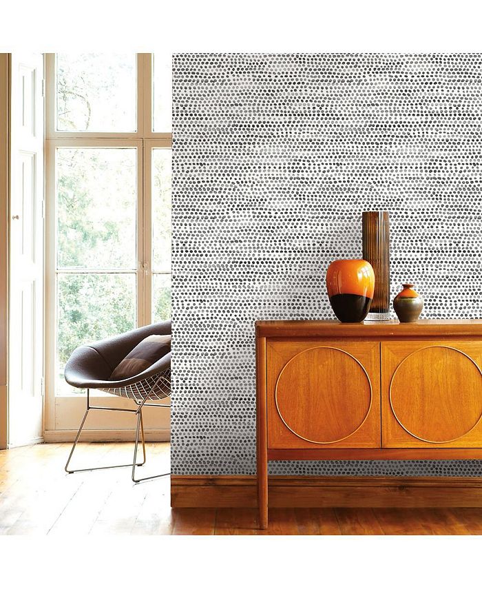 Tempaper Moire Dots Peel and Stick Wallpaper Macy's