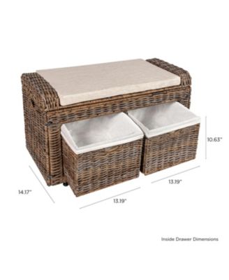 Palermo 34.5" Storage Bench