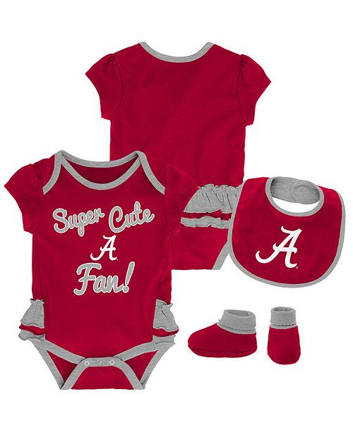Outerstuff Baby Alabama Crimson Tide Trifecta Bib Set Reviews